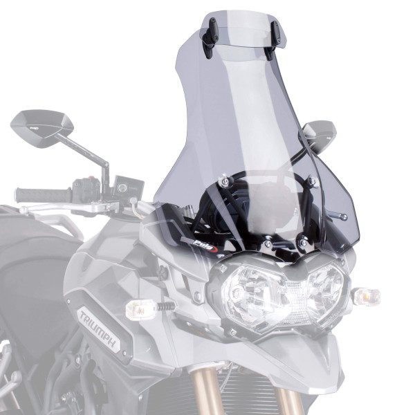 Puig Puig touring screen with visor | light smoke | triumph explorer 1200 xc/xcx/xra/low 2012>2015